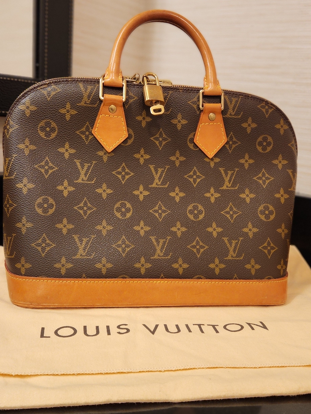 Louis Vuitton Monogram Alma PM With Dustbag, Lock & Key